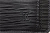 Authentic Louis Vuitton Epi Sellier Dragonne Clutch Bag Black M52612 LV 0958G