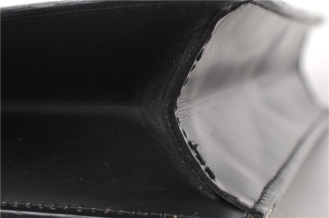 Authentic Louis Vuitton Epi Sellier Dragonne Clutch Bag Black M52612 LV 0958G