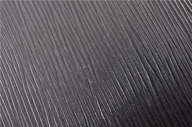 Authentic Louis Vuitton Epi Sellier Dragonne Clutch Bag Black M52612 LV 0958G