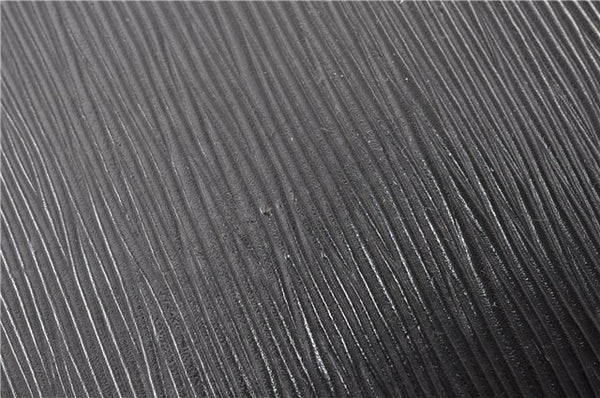 Authentic Louis Vuitton Epi Sellier Dragonne Clutch Bag Black M52612 LV 0958G