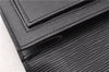 Authentic Louis Vuitton Epi Sellier Dragonne Clutch Bag Black M52612 LV 0958G