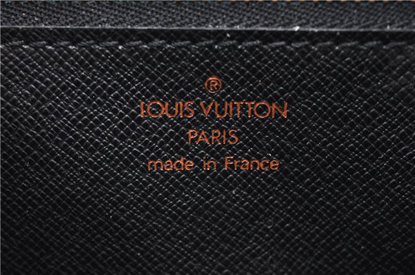 Authentic Louis Vuitton Epi Sellier Dragonne Clutch Bag Black M52612 LV 0958G