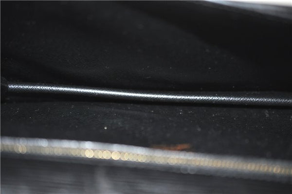 Authentic Louis Vuitton Epi Sellier Dragonne Clutch Bag Black M52612 LV 0958G