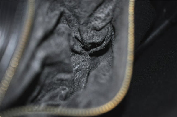 Authentic Louis Vuitton Epi Sellier Dragonne Clutch Bag Black M52612 LV 0958G