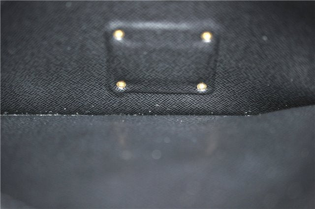 Authentic Louis Vuitton Epi Sellier Dragonne Clutch Bag Black M52612 LV 0958G
