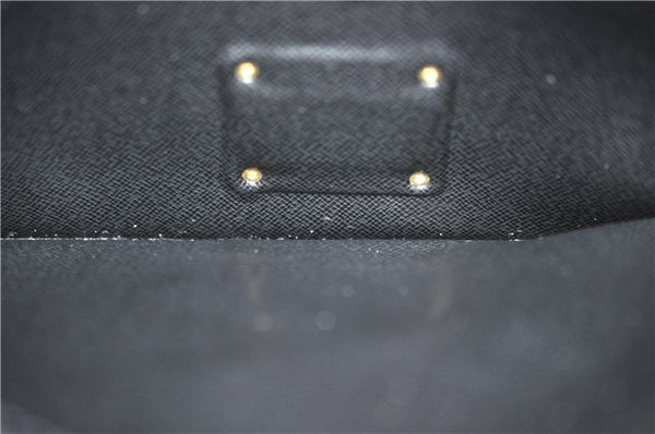Authentic Louis Vuitton Epi Sellier Dragonne Clutch Bag Black M52612 LV 0958G