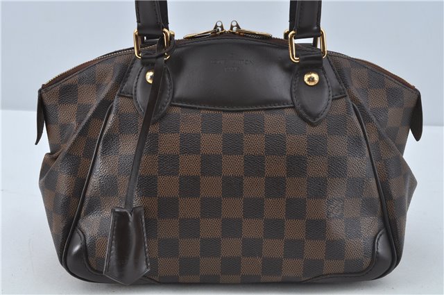 Authentic Louis Vuitton Damier Verona PM Shoulder Boston Bag N41117 LV 0959C