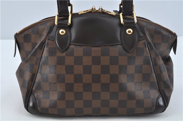 Authentic Louis Vuitton Damier Verona PM Shoulder Boston Bag N41117 LV 0959C