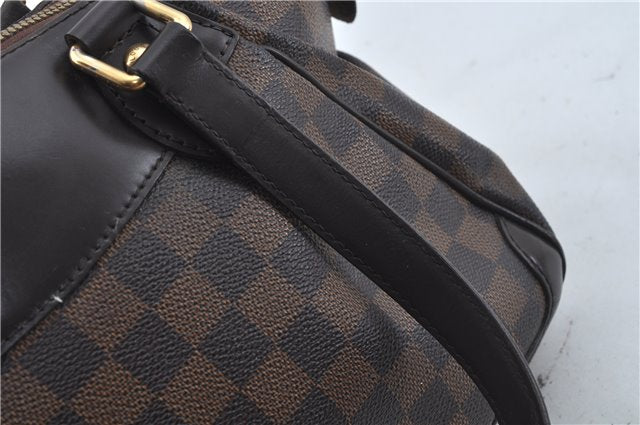 Authentic Louis Vuitton Damier Verona PM Shoulder Boston Bag N41117 LV 0959C