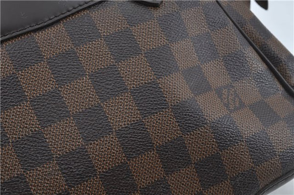 Authentic Louis Vuitton Damier Verona PM Shoulder Boston Bag N41117 LV 0959C