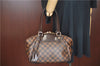 Authentic Louis Vuitton Damier Verona PM Shoulder Boston Bag N41117 LV 0959C