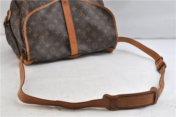 Auth Louis Vuitton Monogram Saumur 35 Shoulder Cross Body Bag M42254 LV 0959D