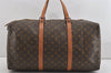 Authentic Louis Vuitton Monogram Sac Souple55 Hand Boston Bag Old Model LV 0959I