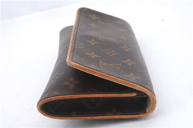 Authentic Louis Vuitton Monogram Pochette Twin GM Shoulder Bag M51852 LV 0962D