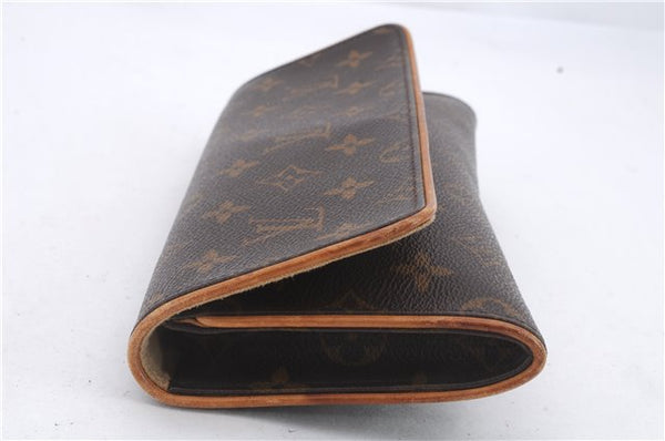 Authentic Louis Vuitton Monogram Pochette Twin GM Shoulder Bag M51852 LV 0962D