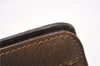 Authentic GUCCI Web Sherry Line Clutch Hand Bag Purse GG PVC Leather Brown 0963G