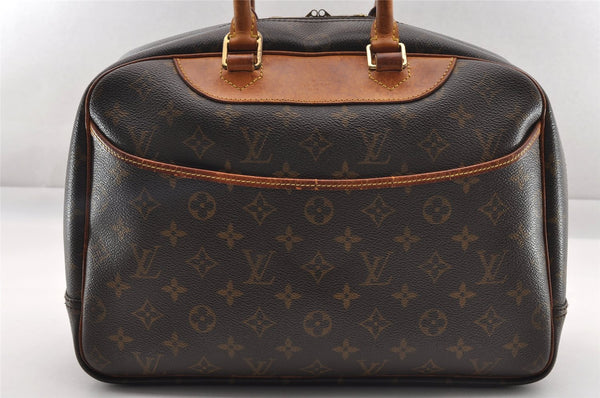 Authentic Louis Vuitton Monogram Deauville Hand Bag M47270 LV 0963I