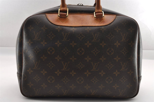 Authentic Louis Vuitton Monogram Deauville Hand Bag M47270 LV 0963I