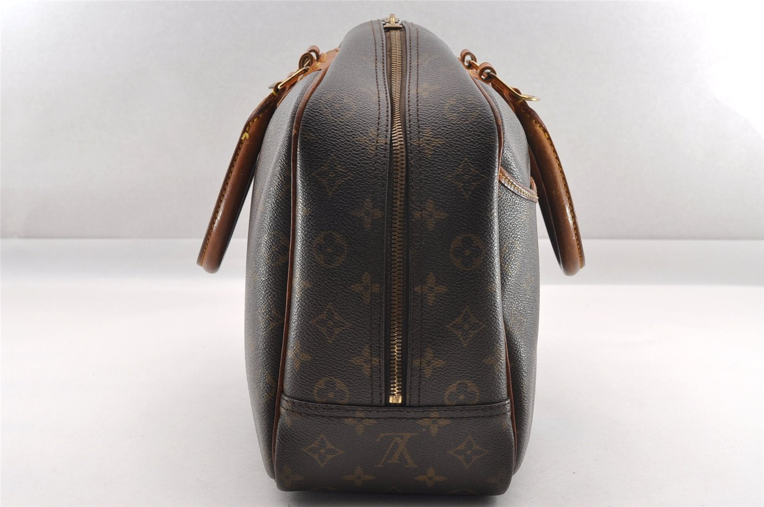 Authentic Louis Vuitton Monogram Deauville Hand Bag M47270 LV 0963I