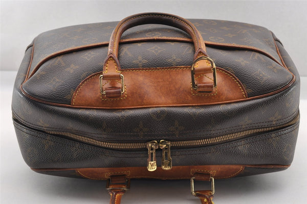 Authentic Louis Vuitton Monogram Deauville Hand Bag M47270 LV 0963I