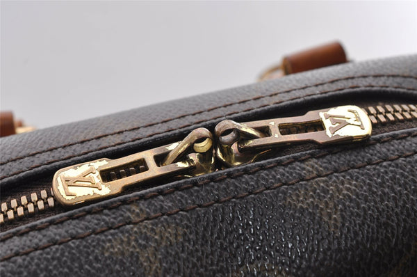 Authentic Louis Vuitton Monogram Deauville Hand Bag M47270 LV 0963I