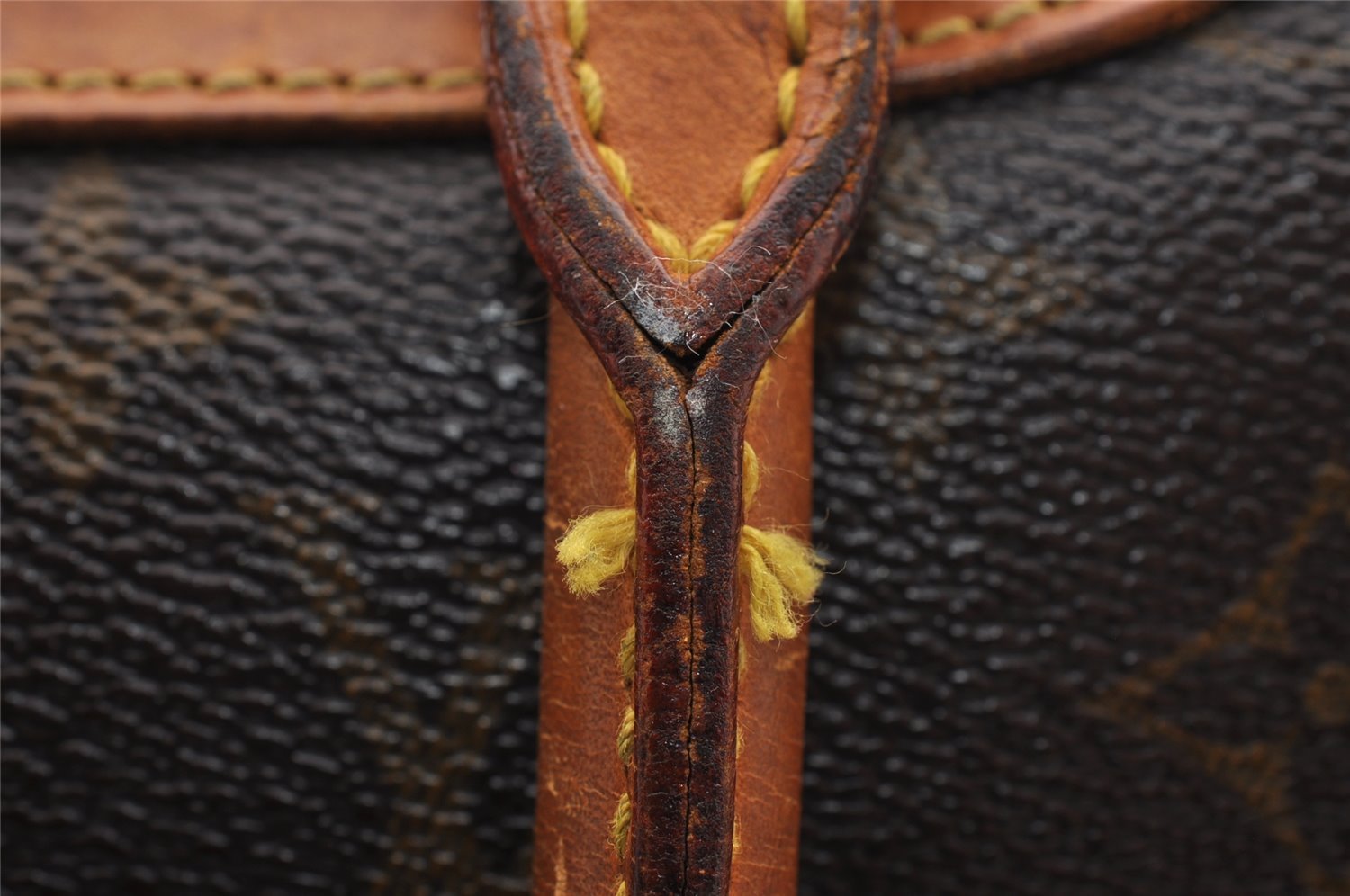 Authentic Louis Vuitton Monogram Deauville Hand Bag M47270 LV 0963I