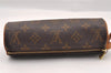 Authentic Louis Vuitton Monogram Trousse Ronde Pen Case Pouch M47630 Junk 0964I