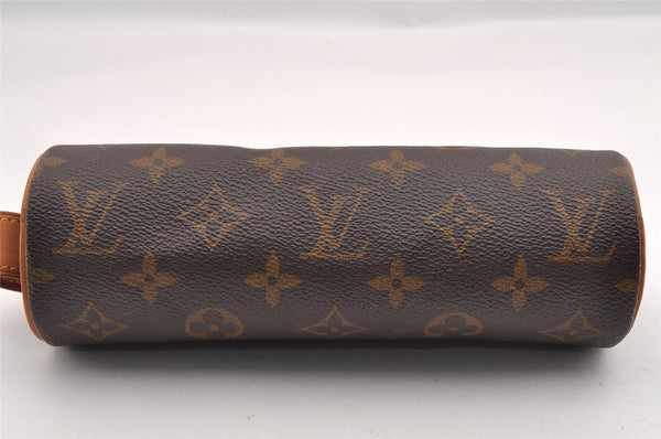 Authentic Louis Vuitton Monogram Trousse Ronde Pen Case Pouch M47630 Junk 0964I