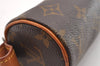 Authentic Louis Vuitton Monogram Trousse Ronde Pen Case Pouch M47630 Junk 0964I
