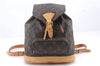 Authentic Louis Vuitton Monogram Montsouris MM Backpack M51136 LV 0965D