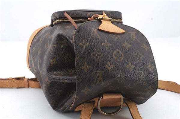 Authentic Louis Vuitton Monogram Montsouris MM Backpack M51136 LV 0965D