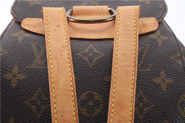 Authentic Louis Vuitton Monogram Montsouris MM Backpack M51136 LV 0965D