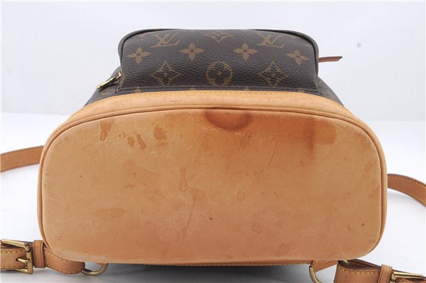 Authentic Louis Vuitton Monogram Montsouris MM Backpack M51136 LV 0965D