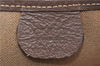Authentic GUCCI Web Sherry Line Shoulder Tote Bag GG PVC Leather Brown 0965G