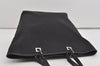 Authentic GUCCI Vintage Shoulder Tote Bag GG Canvas Leather 31243 Black 0965I