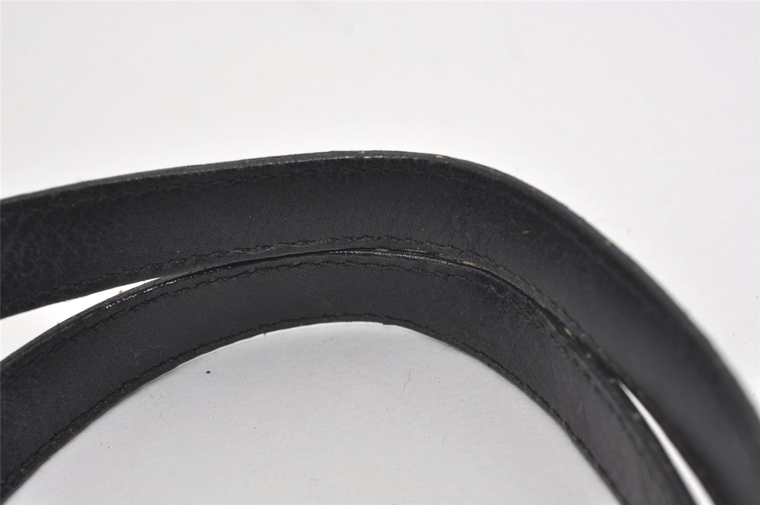 Authentic GUCCI Vintage Shoulder Tote Bag GG Canvas Leather 31243 Black 0965I