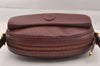 Authentic Cartier Must de Cartier Leather Shoulder Cross Bag Bordeaux Red 0966I