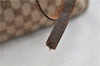 Authentic GUCCI Shoulder Hand Bag GG Canvas Leather 101919 Brown 0967D