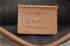 Authentic GUCCI Shoulder Hand Bag GG Canvas Leather 101919 Brown 0967D