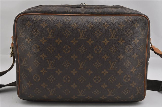 Authentic Louis Vuitton Monogram Reporter GM Shoulder Cross Bag M45252 LV 0967G