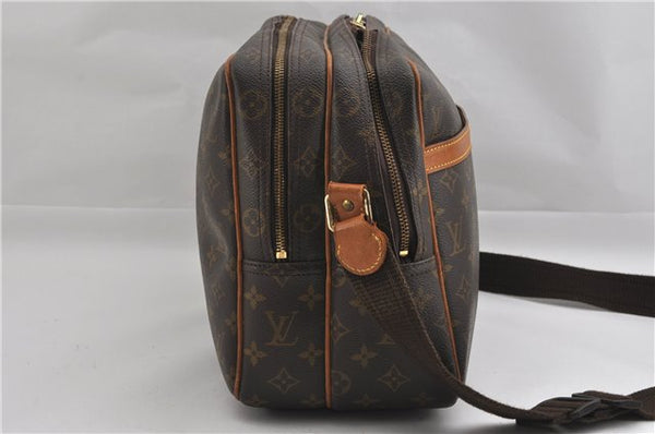 Authentic Louis Vuitton Monogram Reporter GM Shoulder Cross Bag M45252 LV 0967G