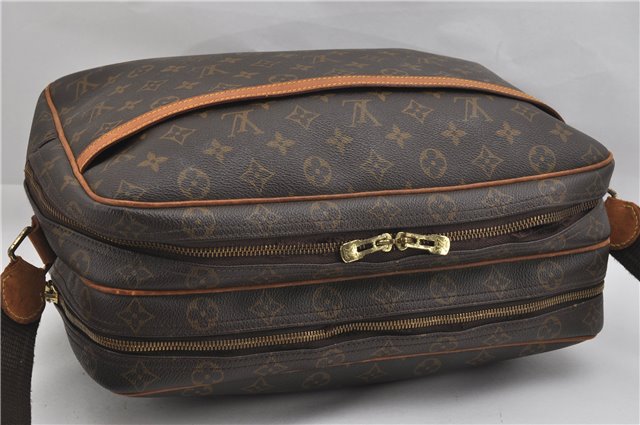 Authentic Louis Vuitton Monogram Reporter GM Shoulder Cross Bag M45252 LV 0967G