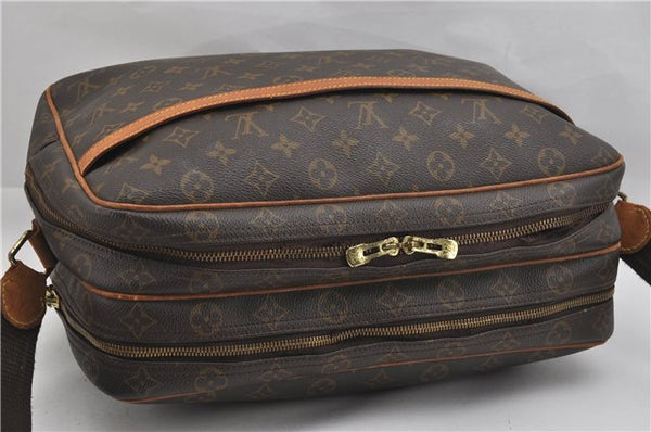 Authentic Louis Vuitton Monogram Reporter GM Shoulder Cross Bag M45252 LV 0967G
