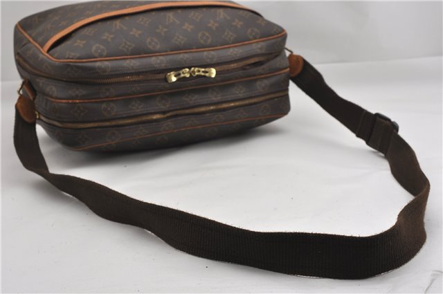 Authentic Louis Vuitton Monogram Reporter GM Shoulder Cross Bag M45252 LV 0967G