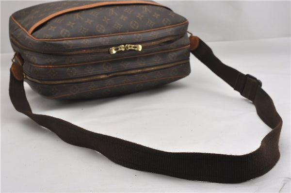 Authentic Louis Vuitton Monogram Reporter GM Shoulder Cross Bag M45252 LV 0967G