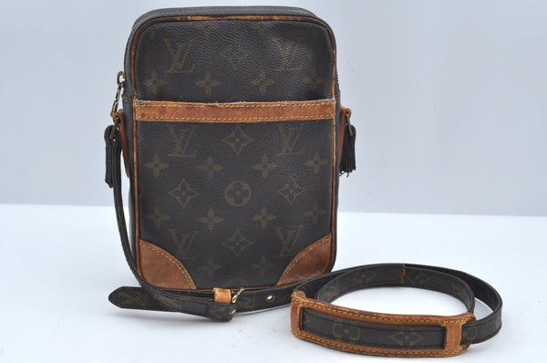Authentic Louis Vuitton Monogram Danube Shoulder Cross Bag M45266 Junk 0967I