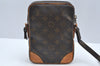 Authentic Louis Vuitton Monogram Danube Shoulder Cross Bag M45266 Junk 0967I