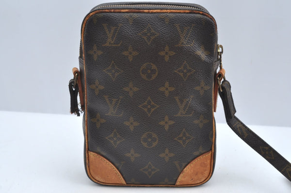 Authentic Louis Vuitton Monogram Danube Shoulder Cross Bag M45266 Junk 0967I