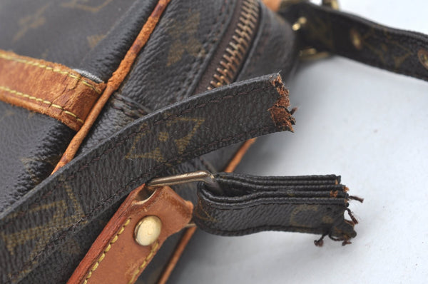 Authentic Louis Vuitton Monogram Danube Shoulder Cross Bag M45266 Junk 0967I