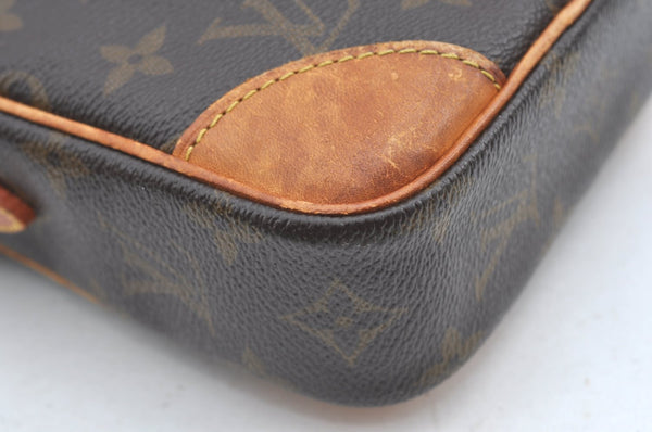 Authentic Louis Vuitton Monogram Danube Shoulder Cross Bag M45266 Junk 0967I